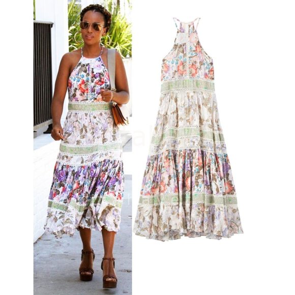 Rebecca Taylor Mixed Print Dress New with Tag Size 0 - Picture 1 of 11